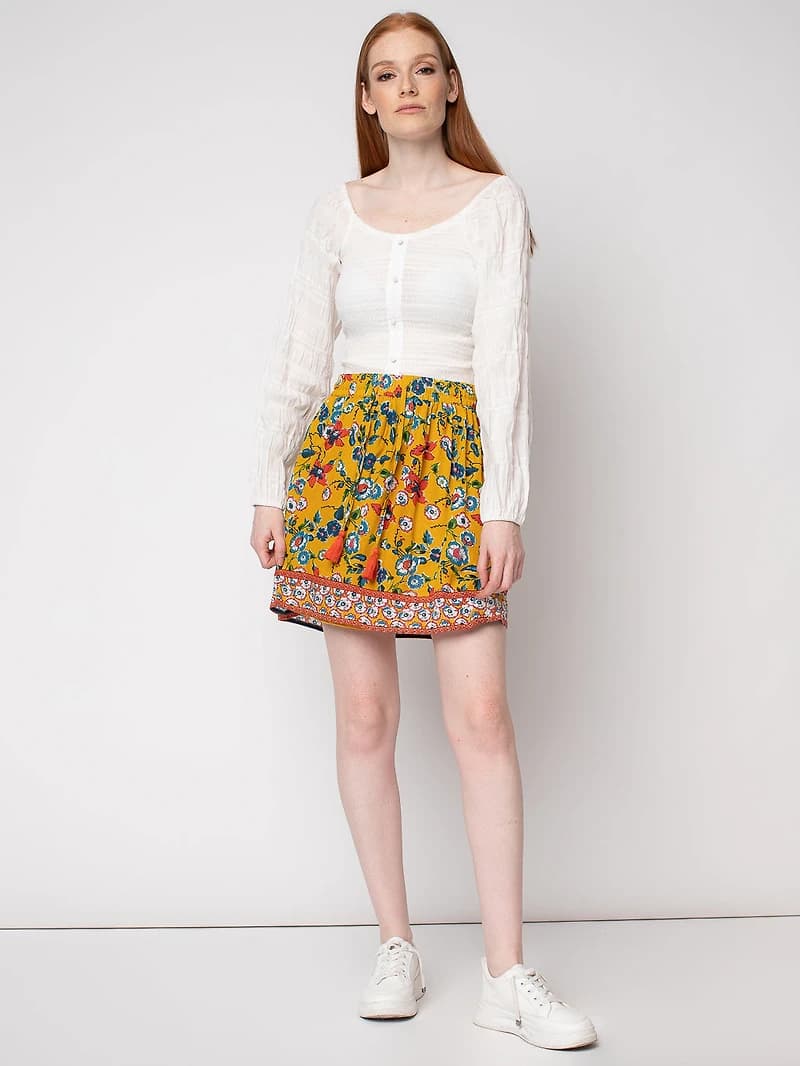 Blouse ample à manches longues