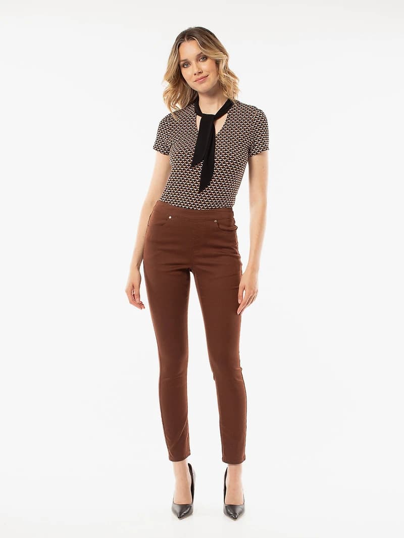 Jean skinny ajusté à enfiler
