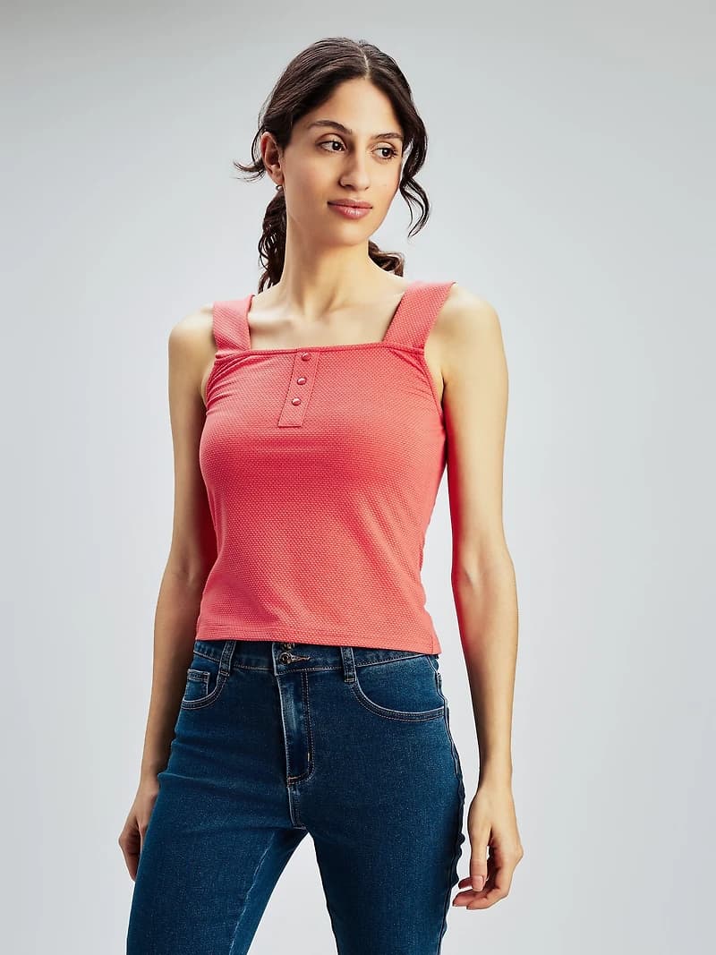 Fitted tank top