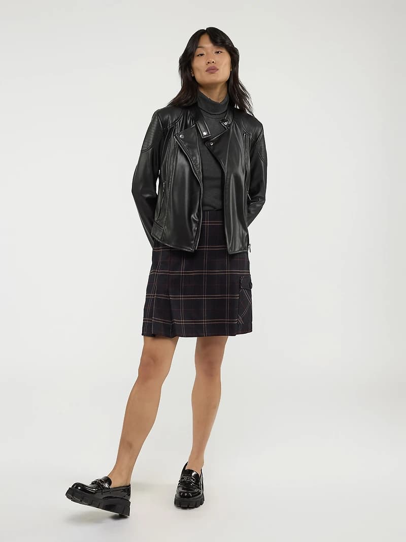Veste en similicuir