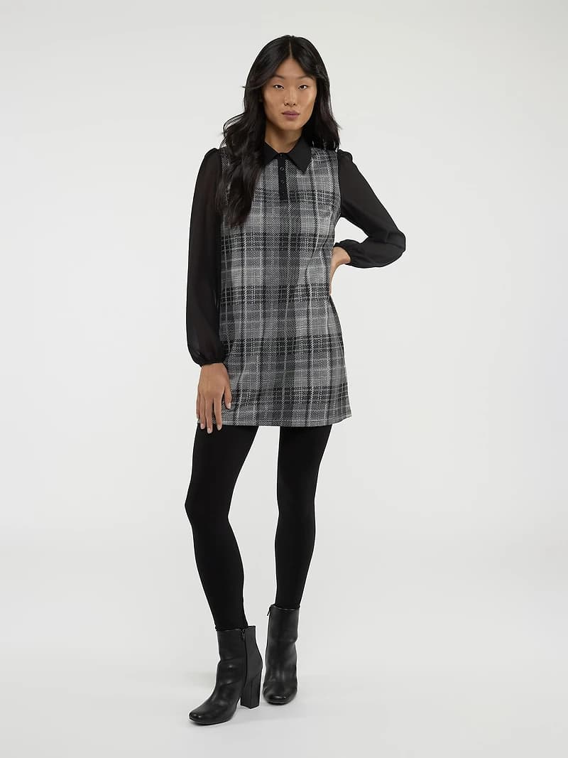 Long-sleeve semi-fitted t-shirt