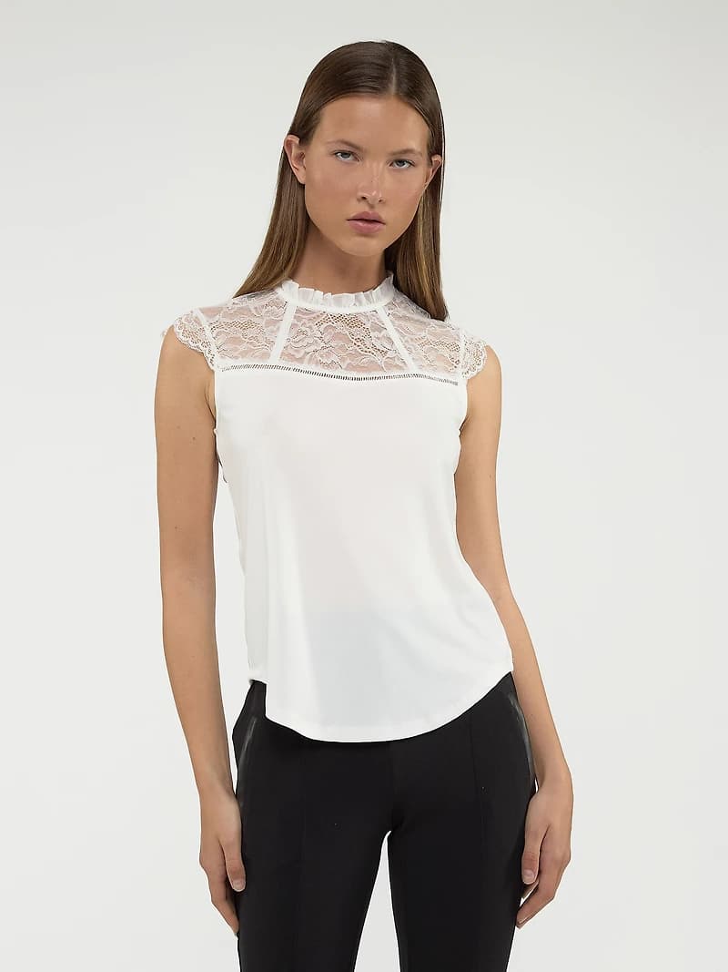 Semi-fitted tank top