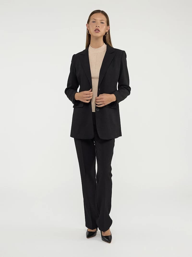 Semi-fitted jacket