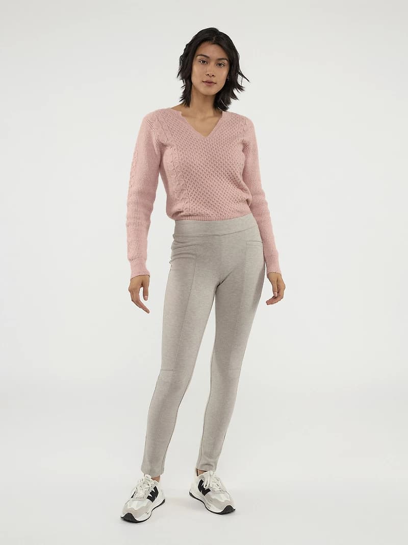 Skinny fitted pull-on pant