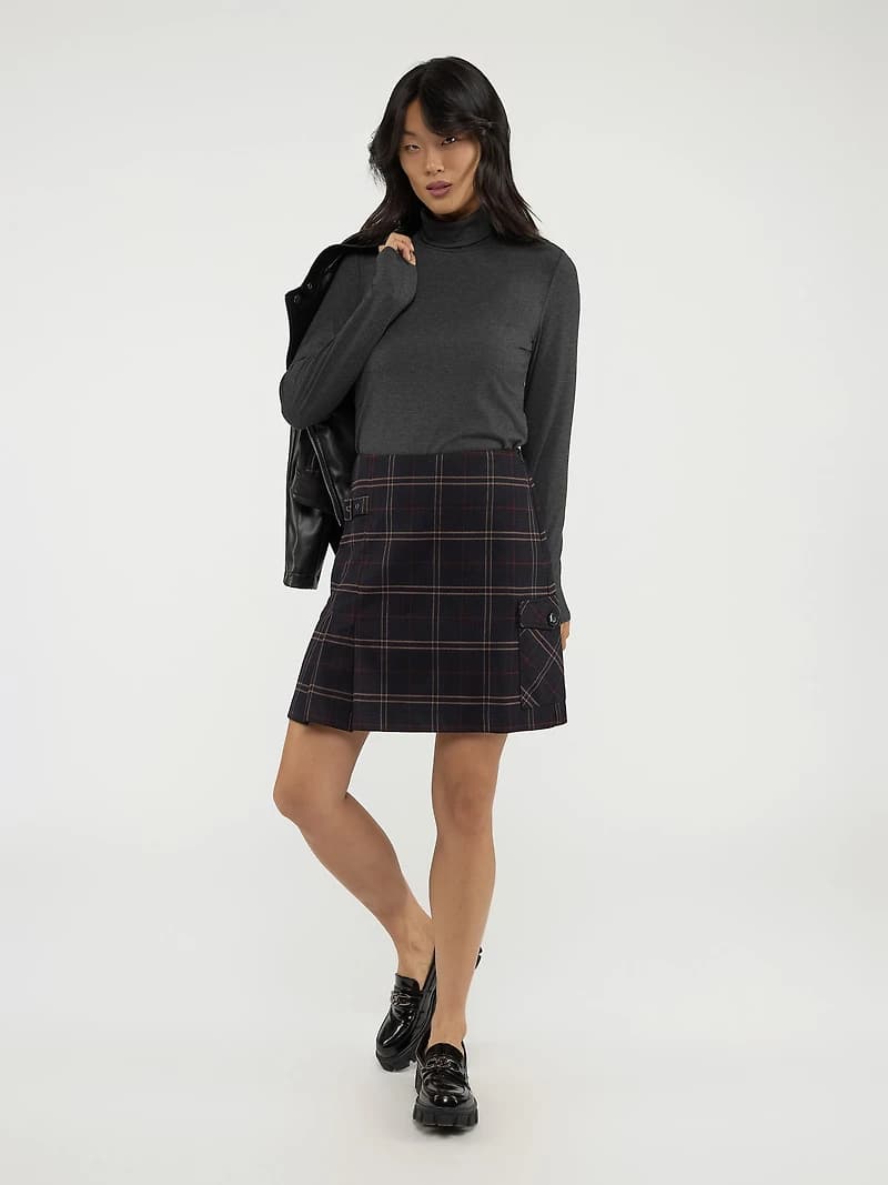 Dress short flared skirt
