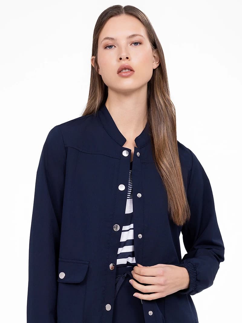Veste semi ajustée à manches longues