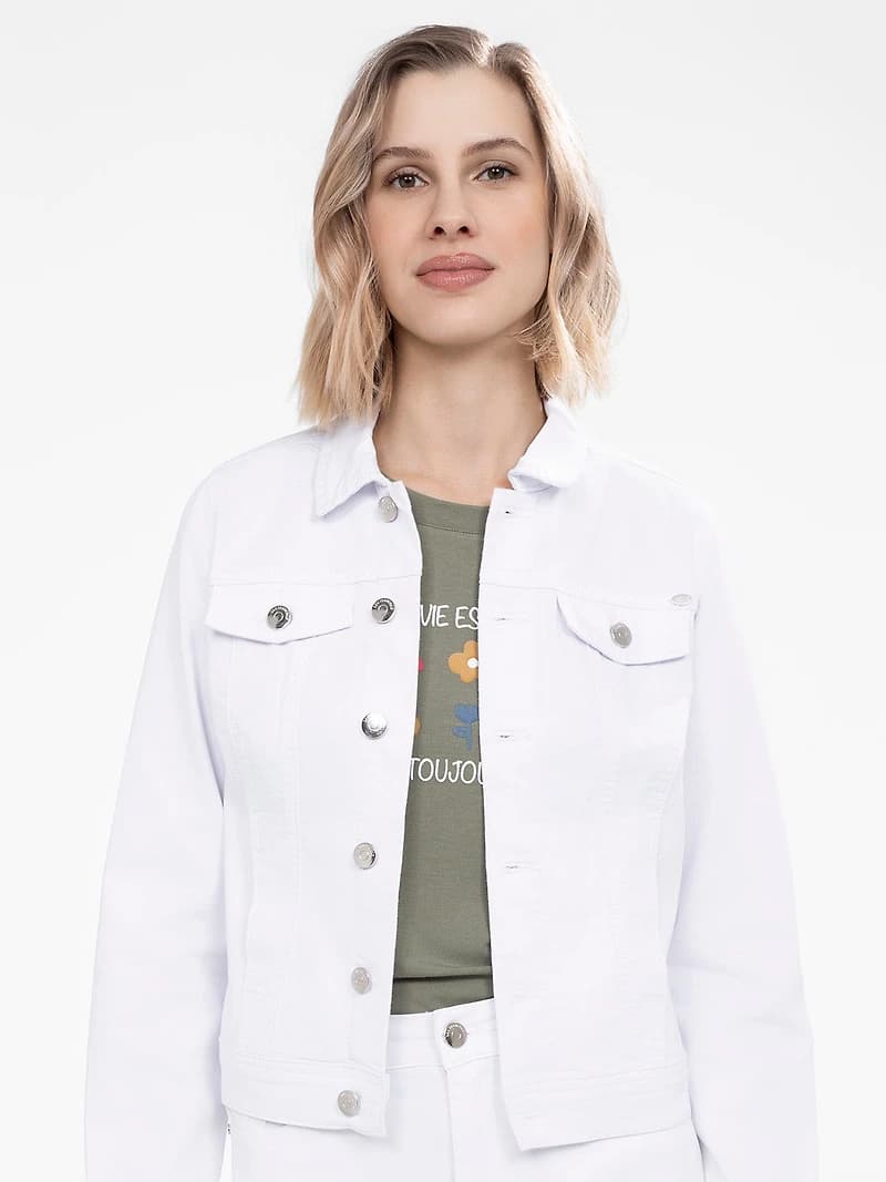 Veste en denim à manches longues