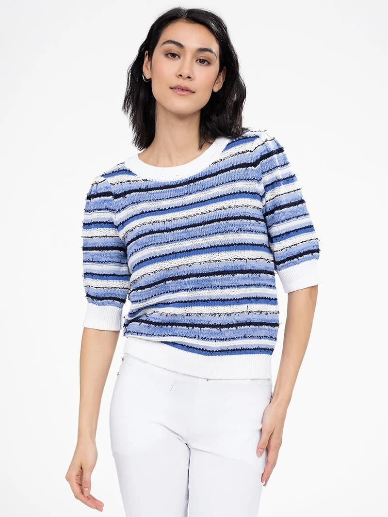 Short sleeve sweater
