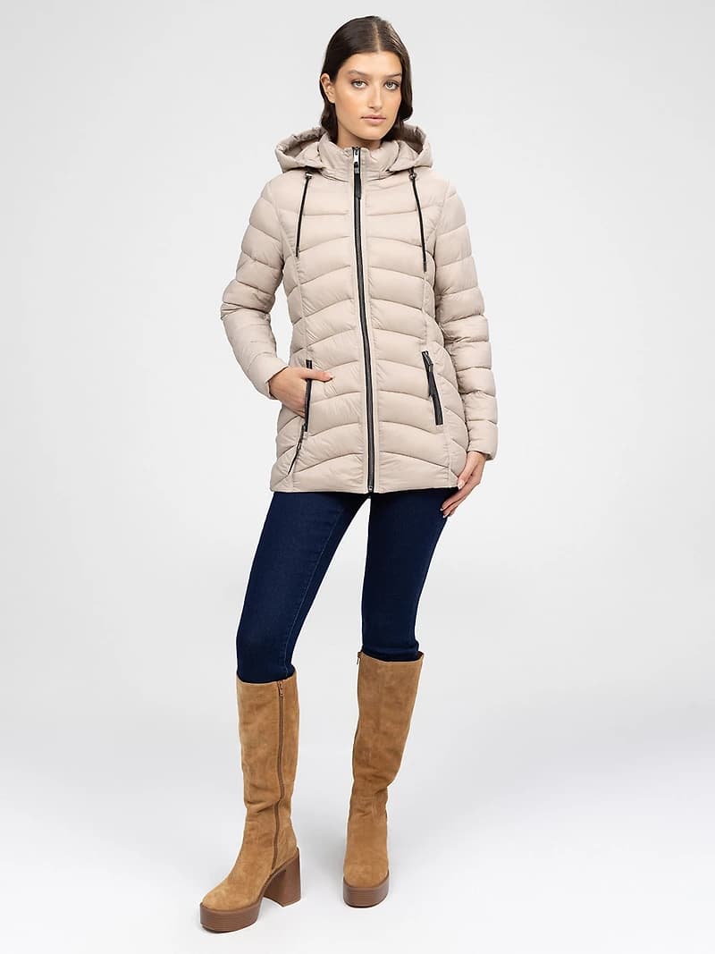 Mid-thigh coat