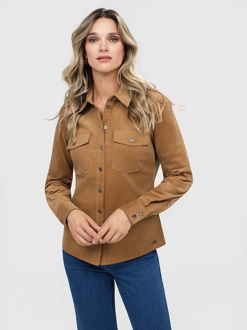 Blouse à manches longues avec boutons