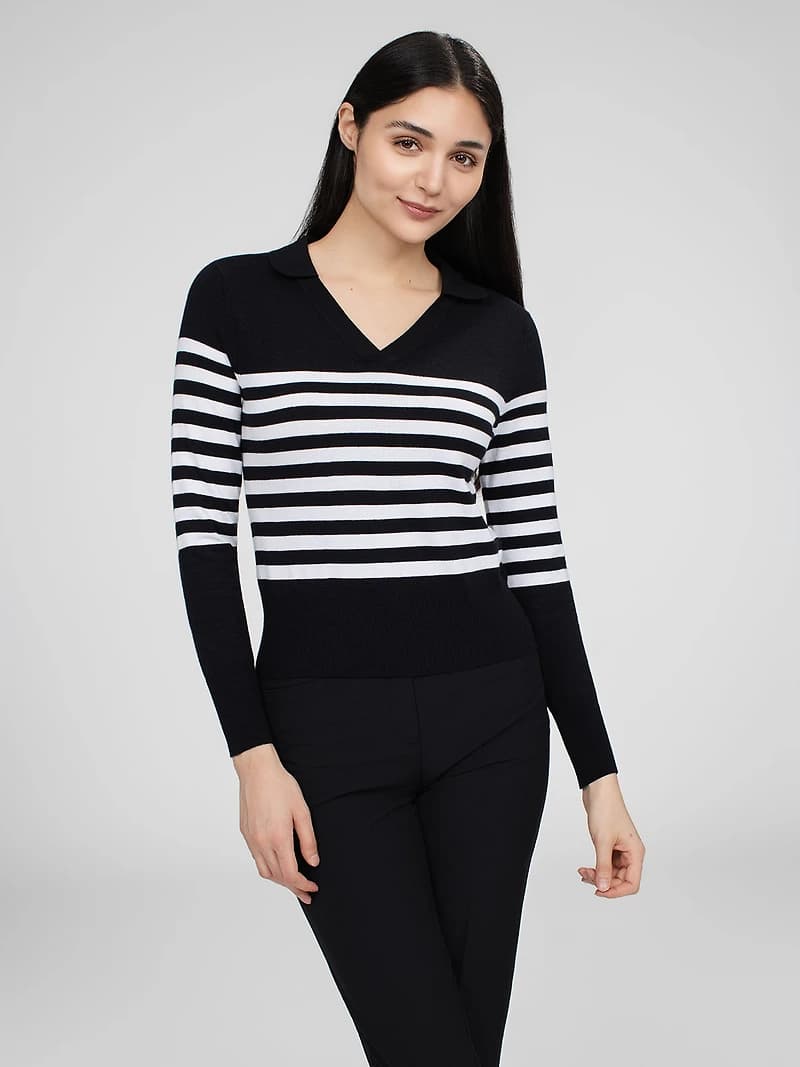 Long-sleeve pullover sweater