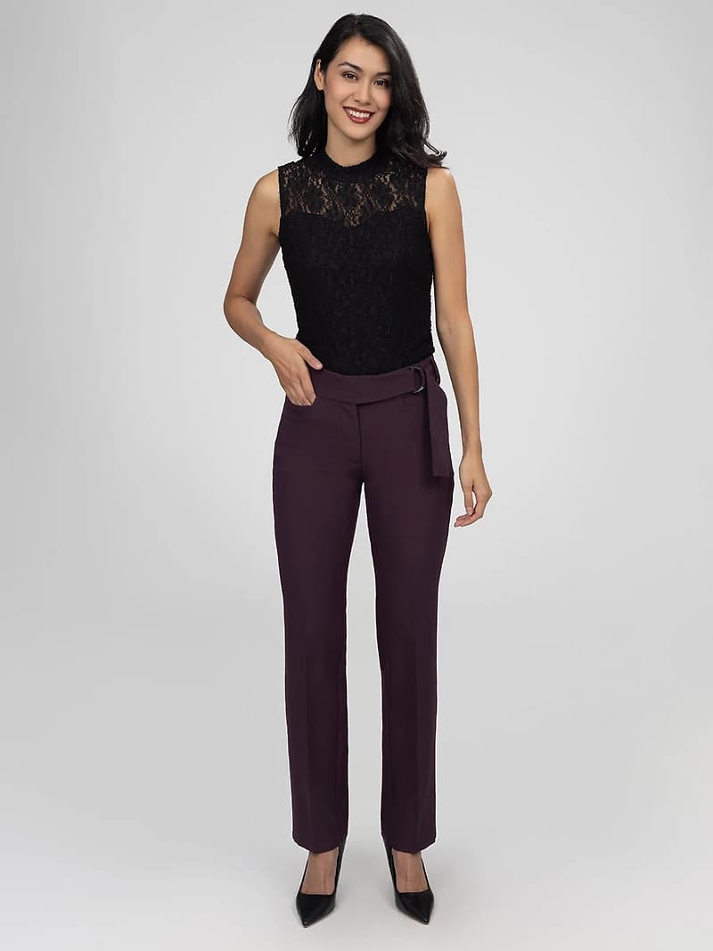 Straight-leg pants
