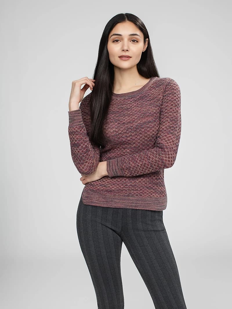 Long-sleeve pullover sweater