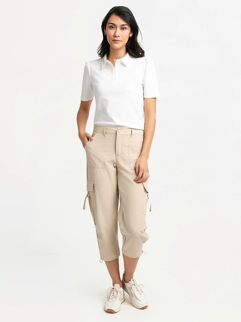 Pantalon cargo à la cheville