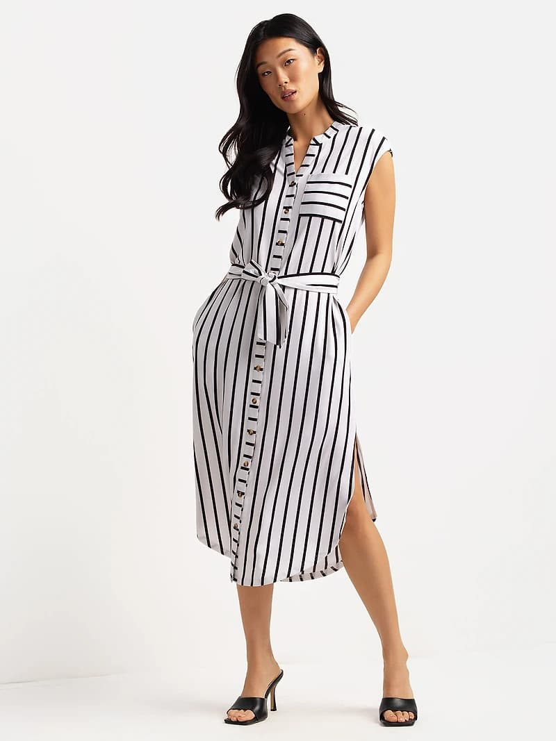 Sleeveless midi dress