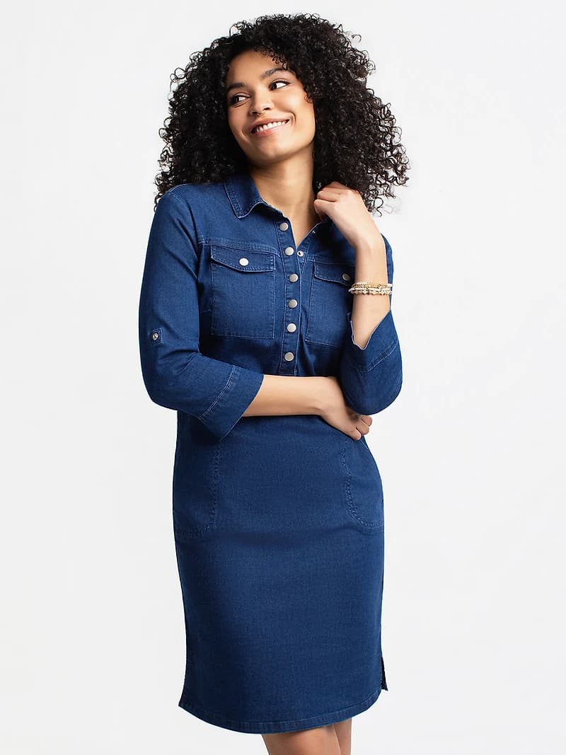 Denim dress