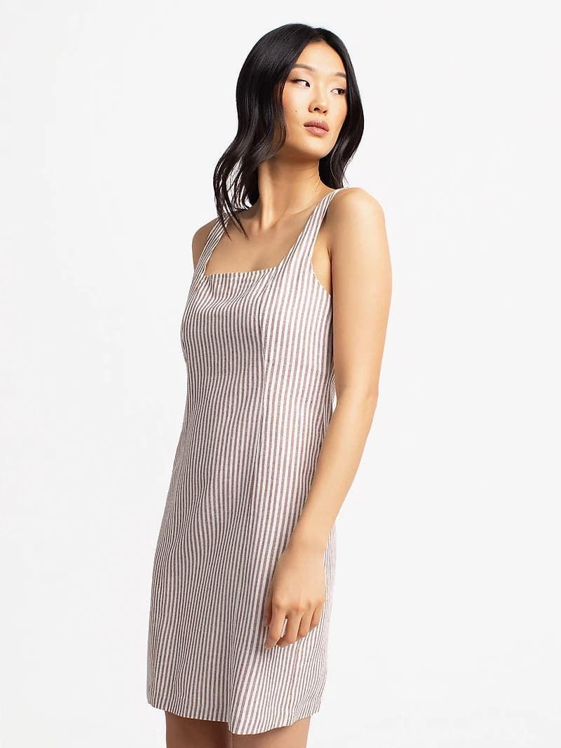 Straight midi dress