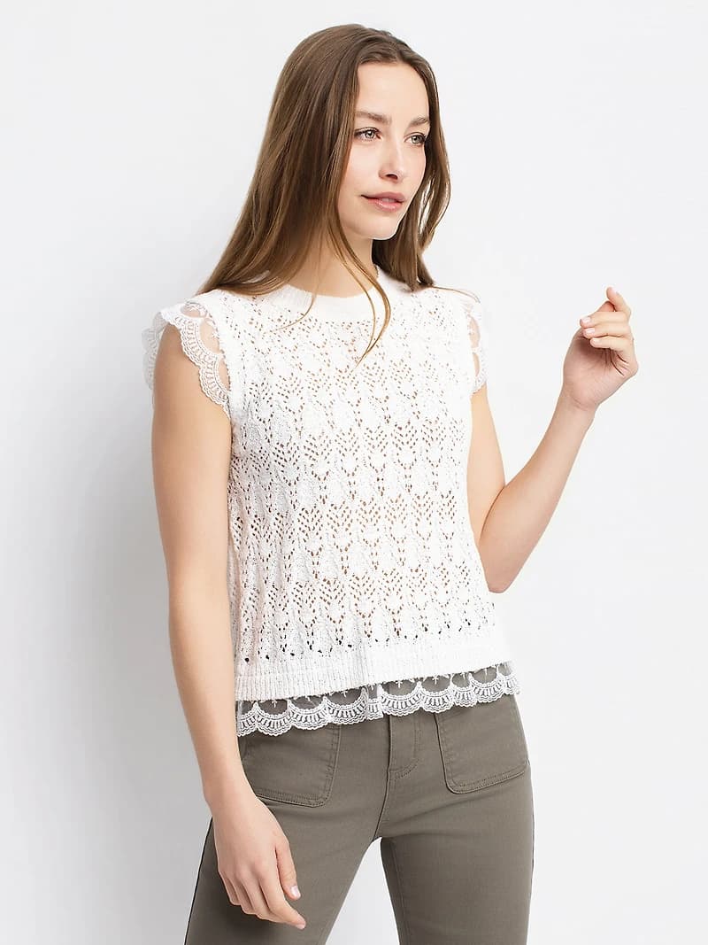 Sleeveless sweater