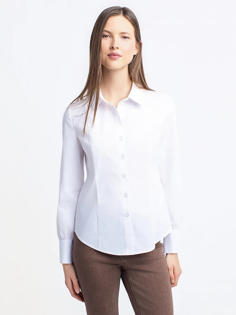 Blouse à manches longues avec boutons