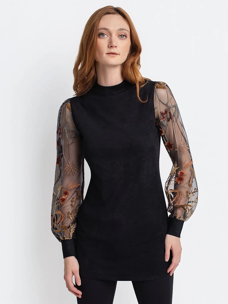 Long-sleeve tunic