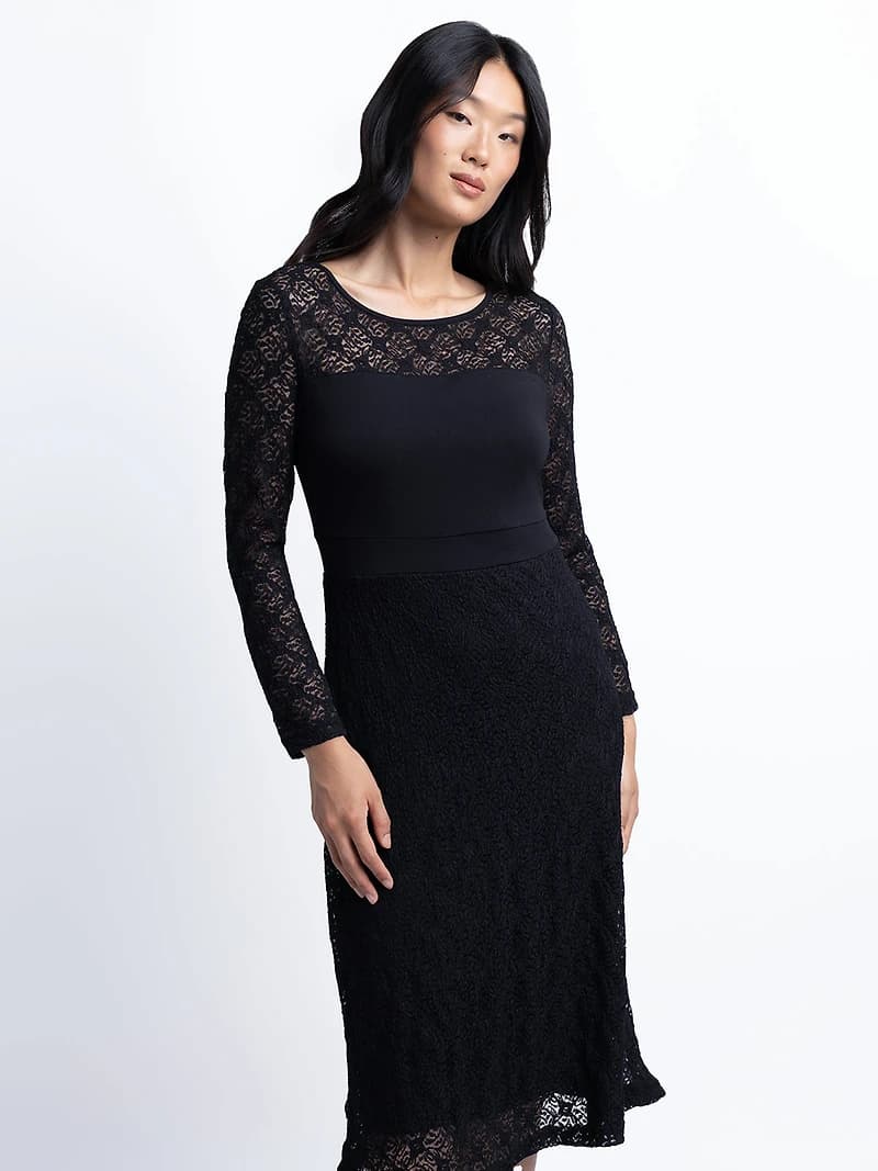 A-line midi dress
