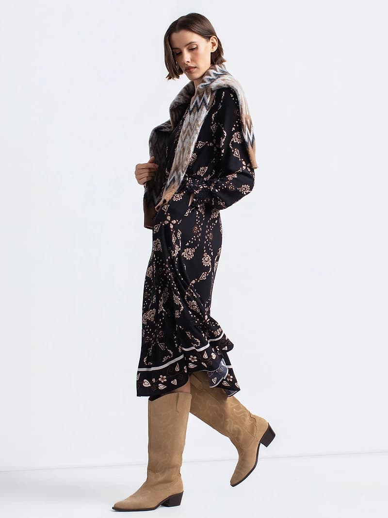 Robe maxi évasée