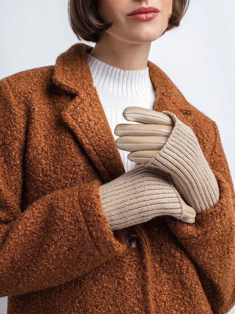 Gants en similicuir