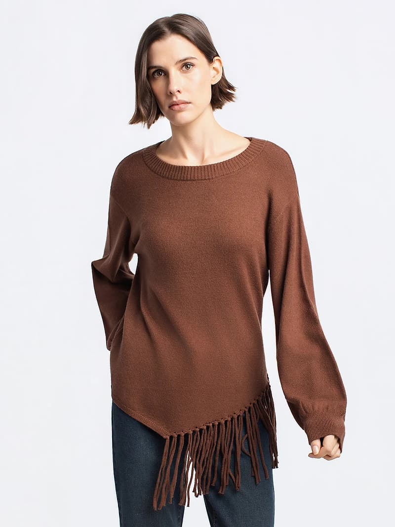 Loose-fit long-sleeve sweater